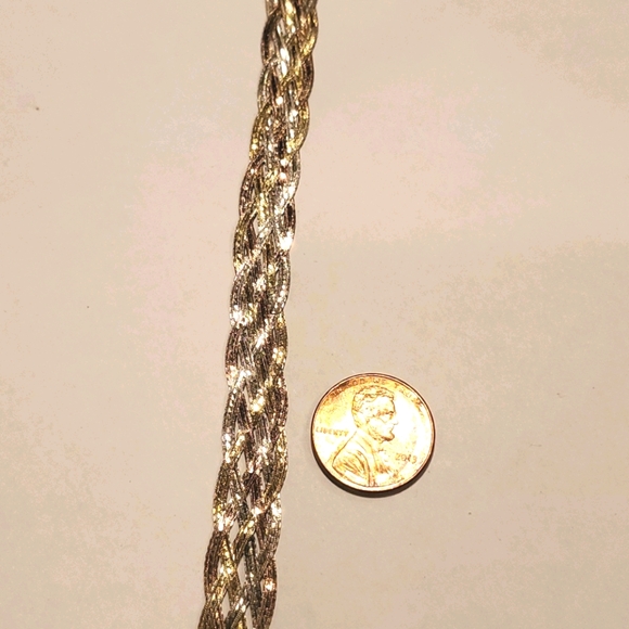 925 Sterling Silver Milor Italy Tri Color Braid - Picture 10 of 10